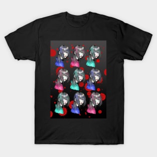 Reluctant teenage vampire pattern T-Shirt